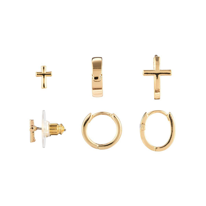 Dainty Cross Earrings