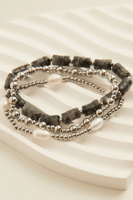 Narelle Waterproof Pearl Bracelet Set
