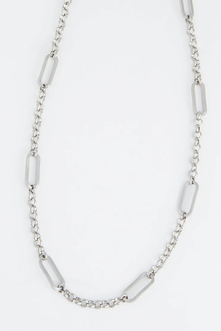 Narelle Waterproof Rolo Link Bar Station Necklace