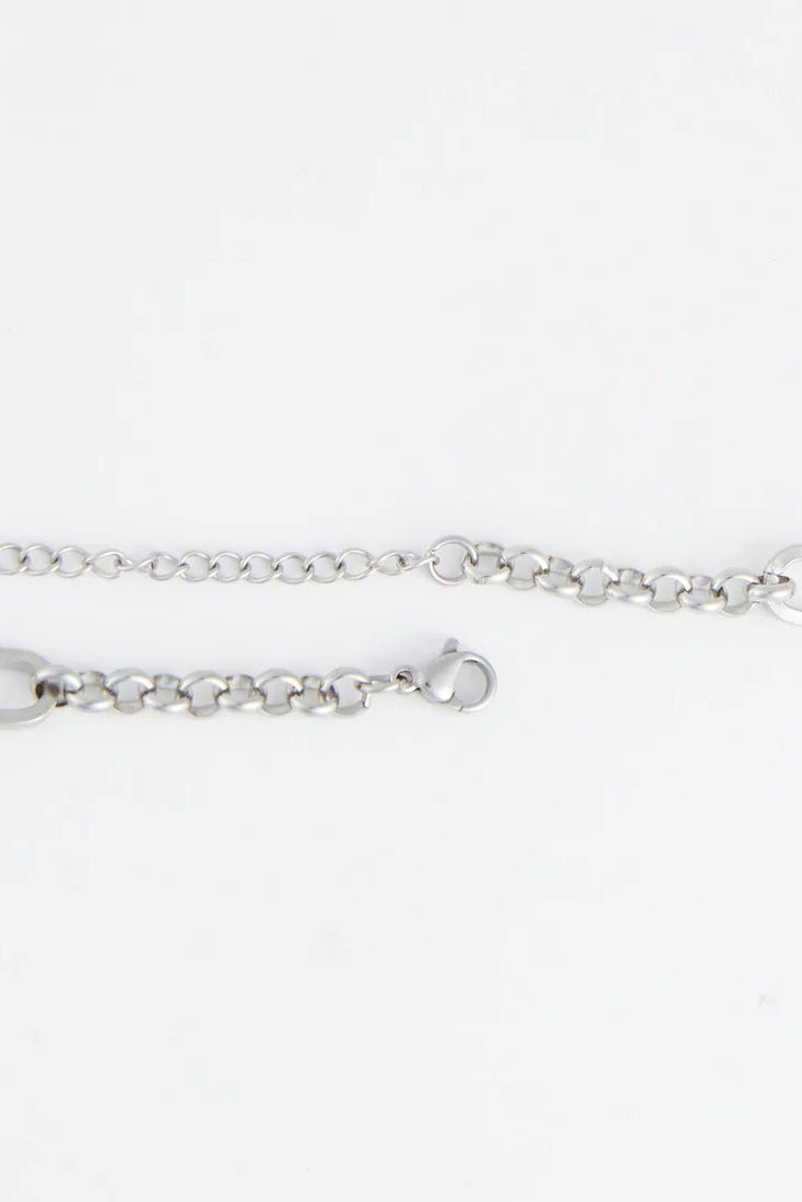 Narelle Waterproof Rolo Link Bar Station Necklace