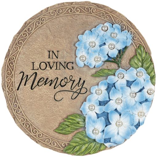 Round Sentiment Garden Stone