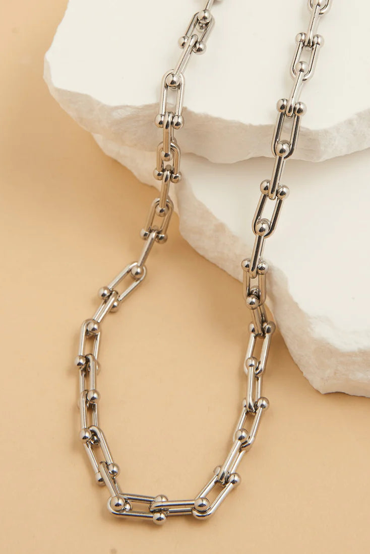 Narelle Waterproof Chunky U-Link Chain Necklace