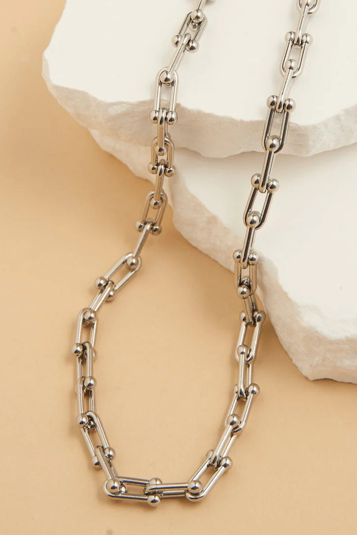 Narelle Waterproof Chunky U-Link Chain Necklace