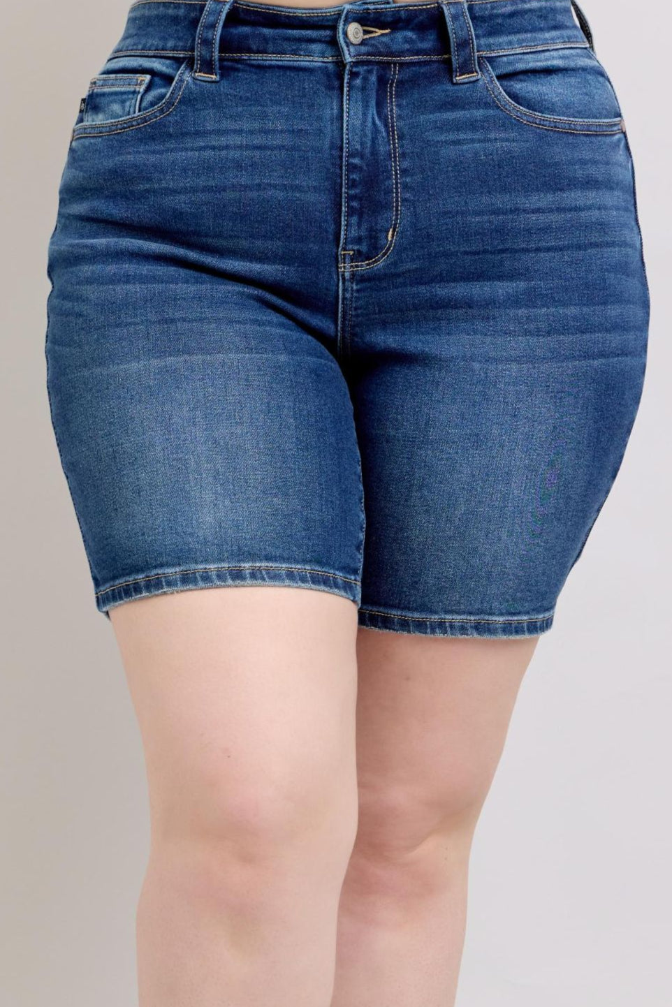 Judy Blue High Waist Bermuda Shorts Curvy