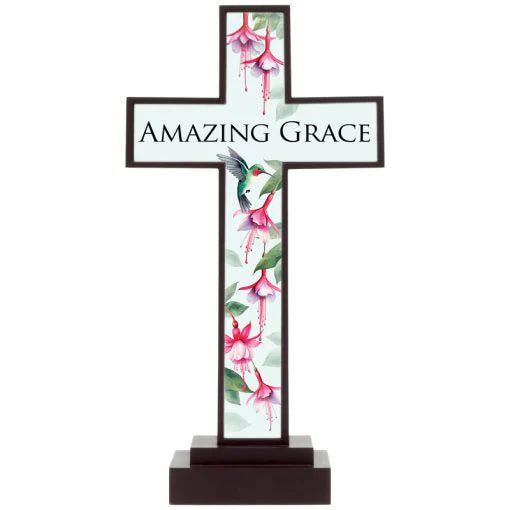 Inspirational LED Pedestal Cross