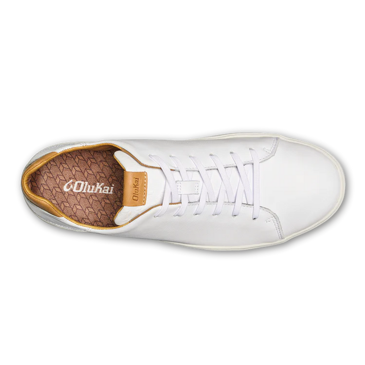 Olukai Lae'Ahi Li 'Ili Bright White Men's Everyday Sneaker