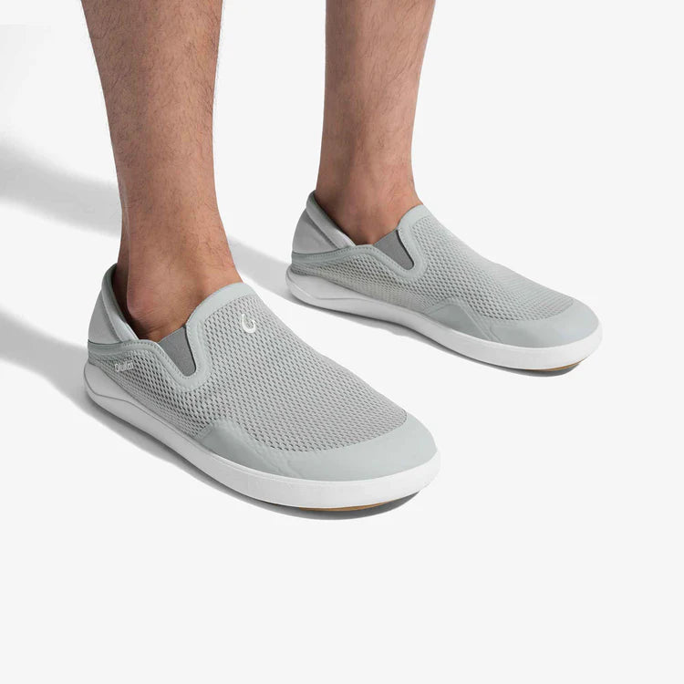 Olukai Moku Cloud Grey Men's Slip On