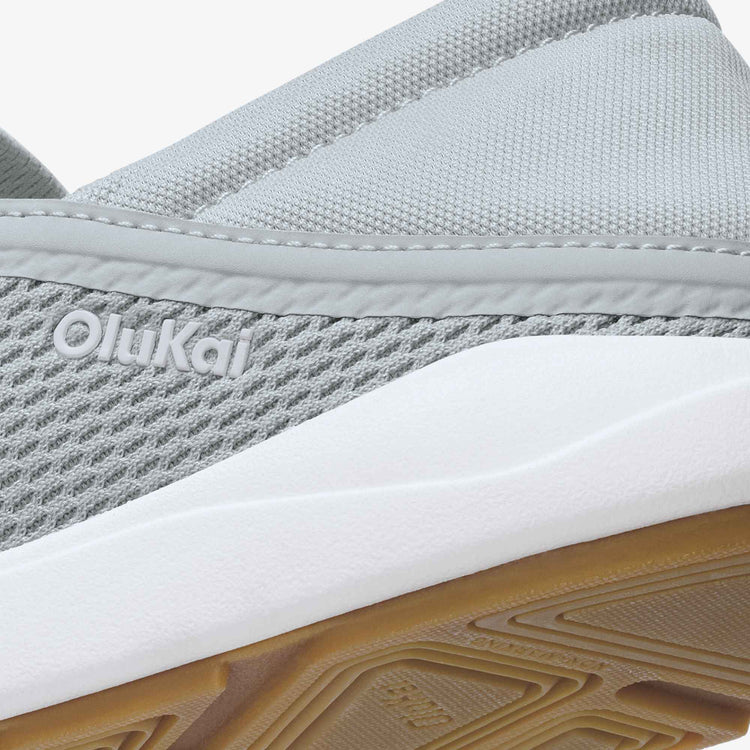 Olukai Moku Cloud Grey Men's Slip On