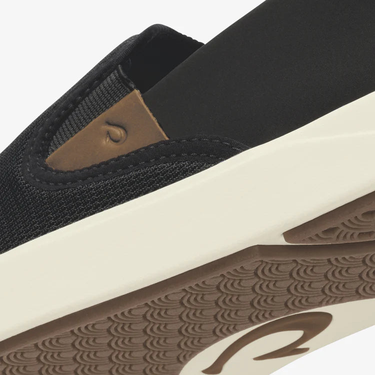 Olukai Lae'Ahi Nui Black Men's Slip On