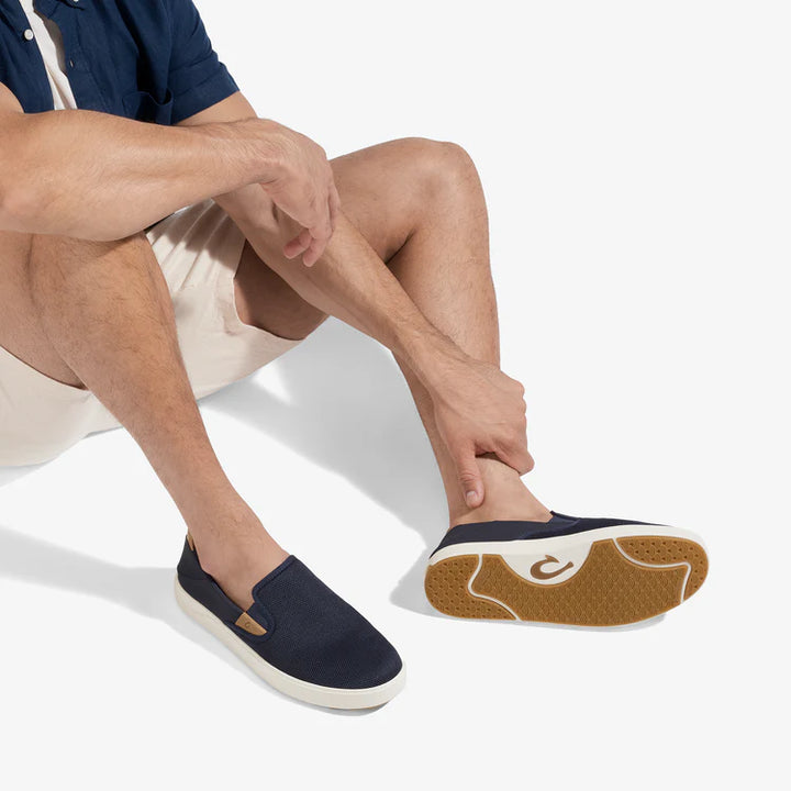 Olukai Lae'Ahi Nui Trench Blue Men's Slip On