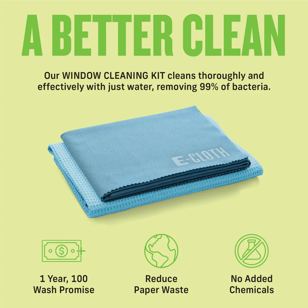 E-Cloth Green Window Cleaning Kit