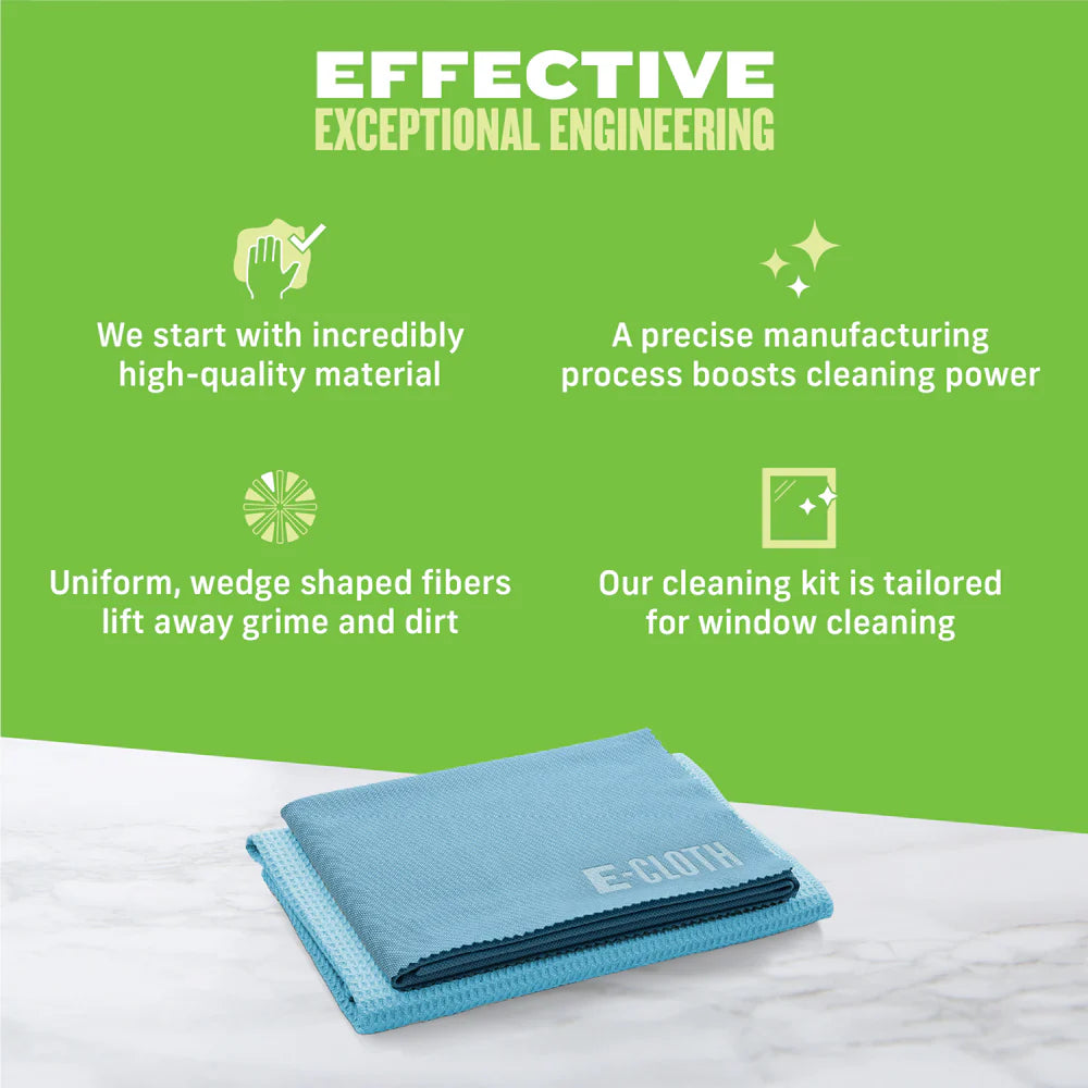 E-Cloth Green Window Cleaning Kit