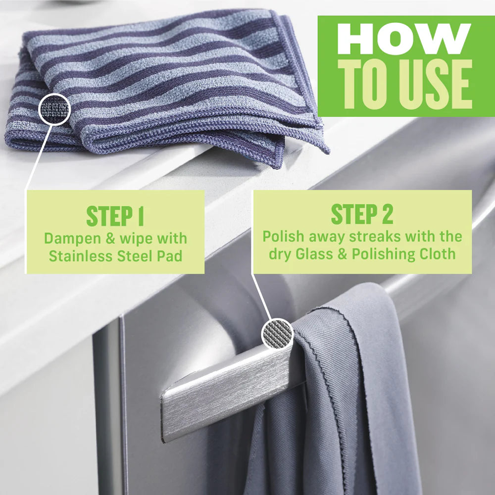 E-Cloth Stainless Steel Cleaning Kit