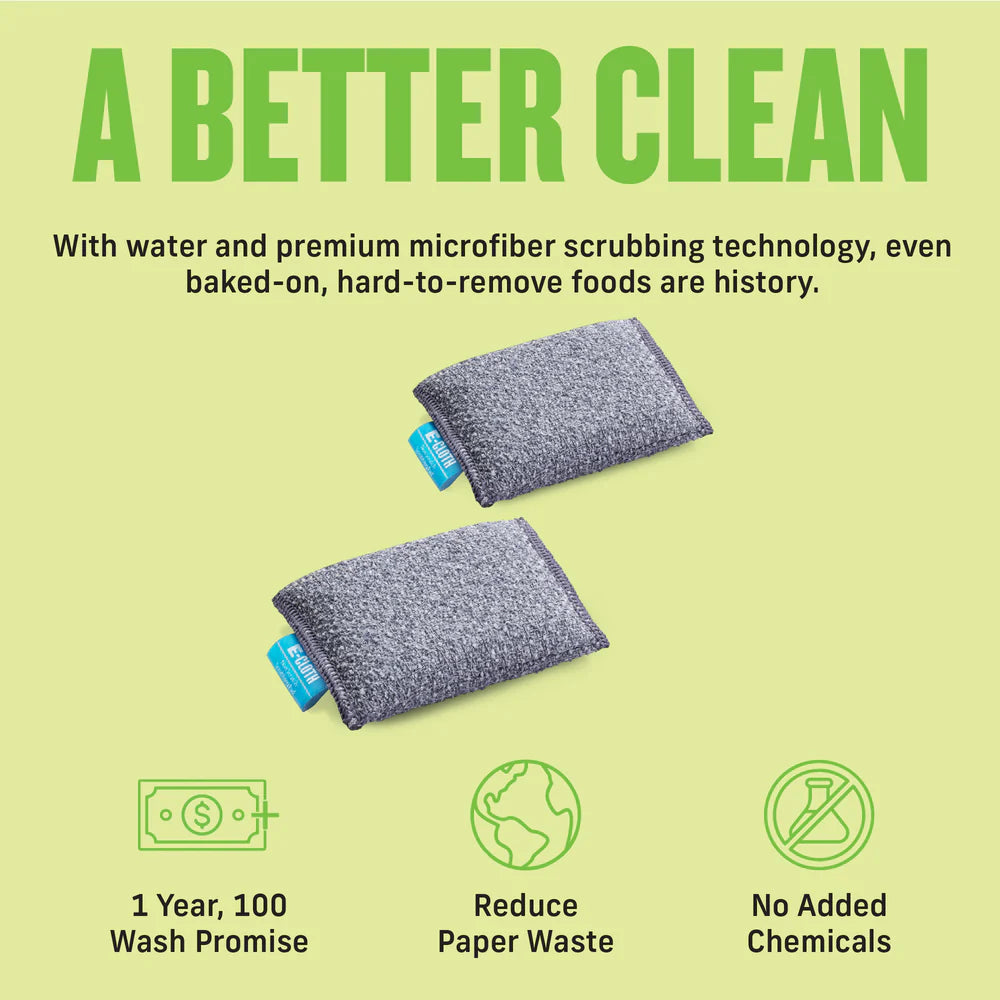 E-Cloth Non Scratch Scrubbing Pads Pack