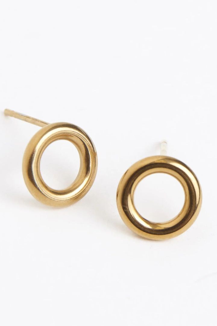 Narelle Waterproof Circle Stud Earrings