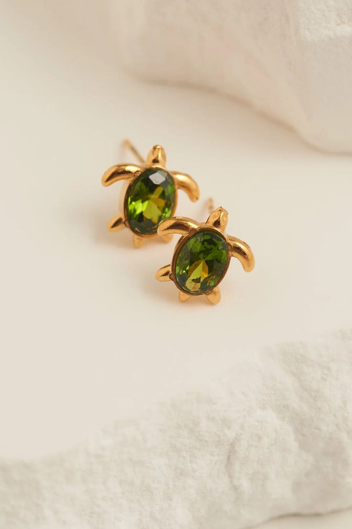 Narelle Waterproof Turtle Stud Earrings