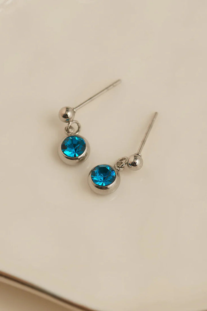 Narelle Waterproof Gem Dangle Stud Earrings