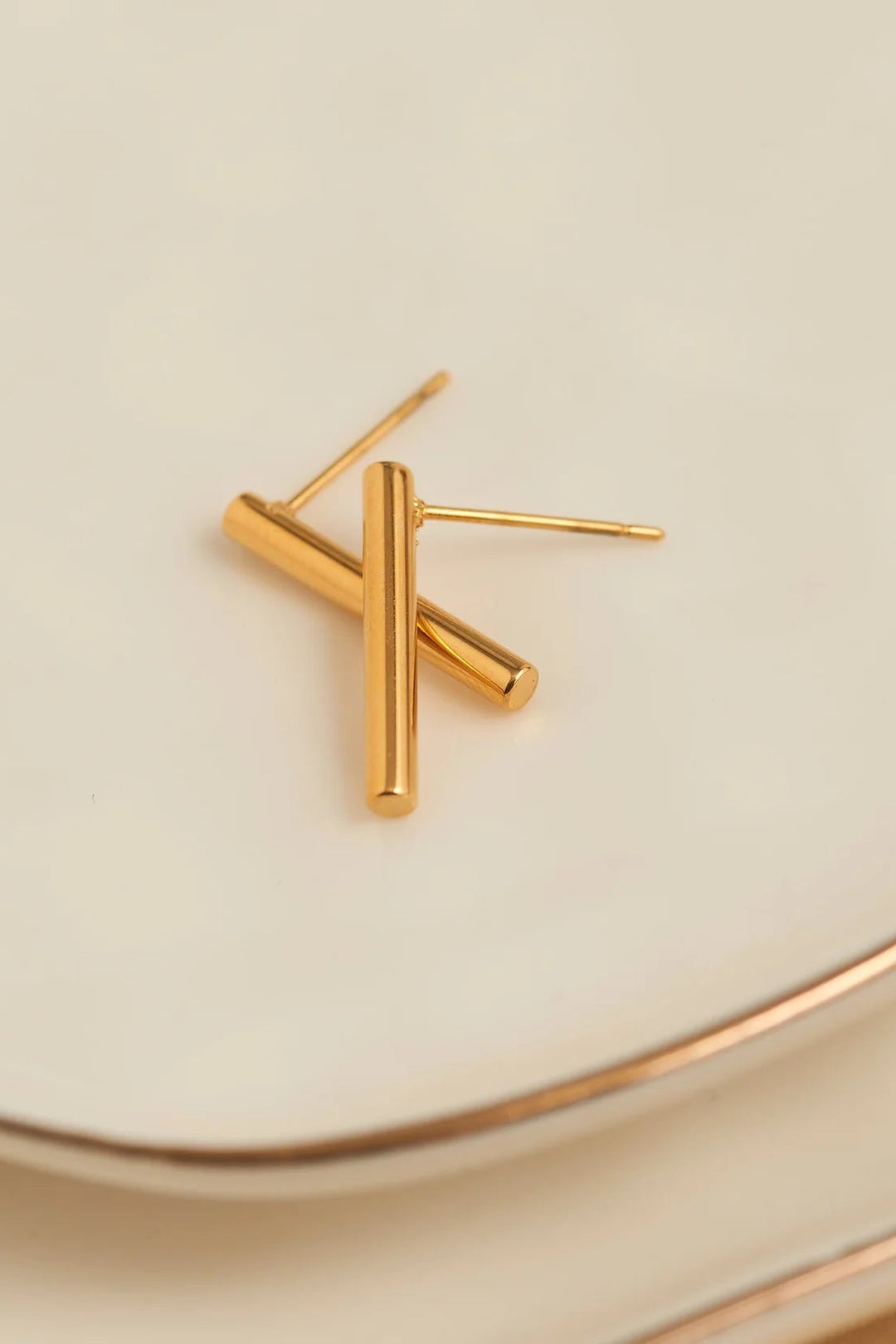 Narelle Waterproof Bar Stud Earrings