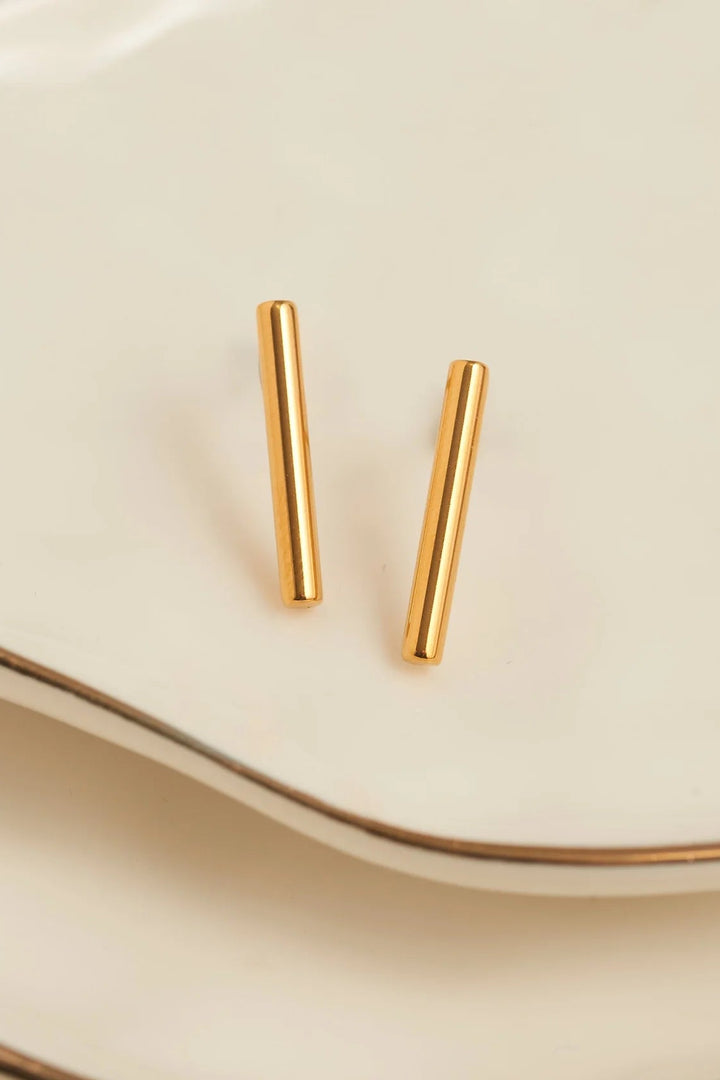 Narelle Waterproof Bar Stud Earrings