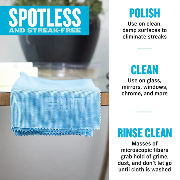 E-Cloth Glass & Polishing Cloths Assorted Pack