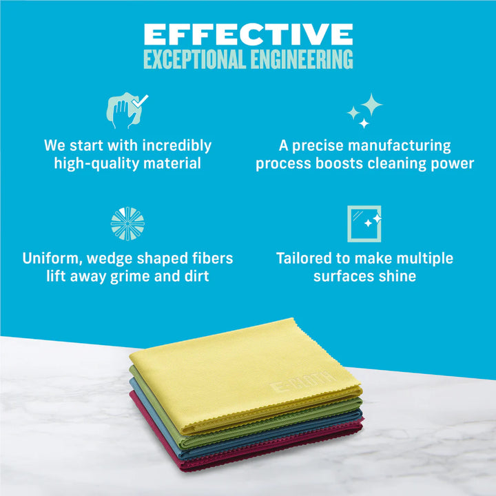 E-Cloth Glass & Polishing Cloths Assorted Pack