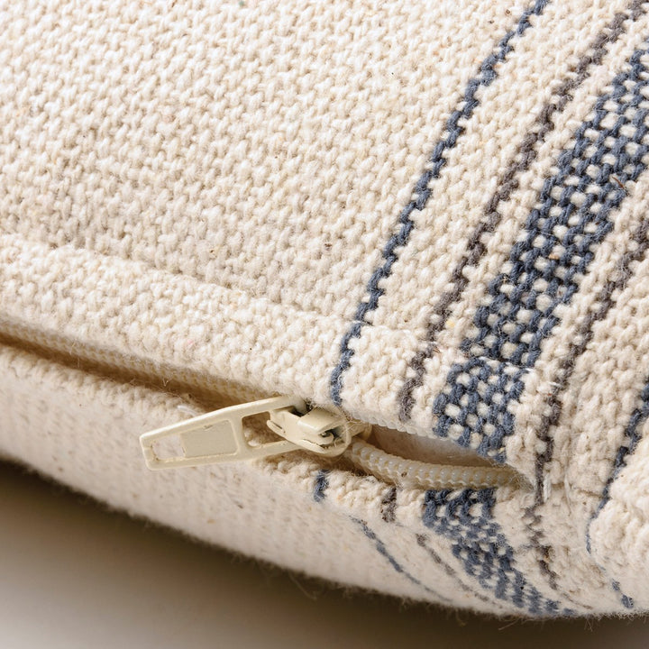 No Dogs Aloud Just Kidding Stripe Pillow