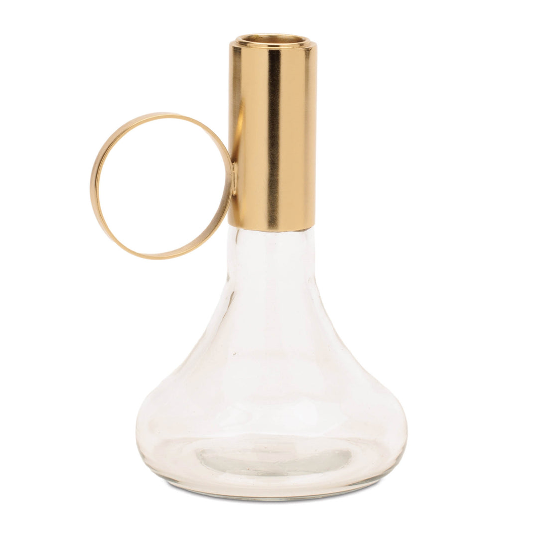 Apothecary Flask Taper Candle Holder