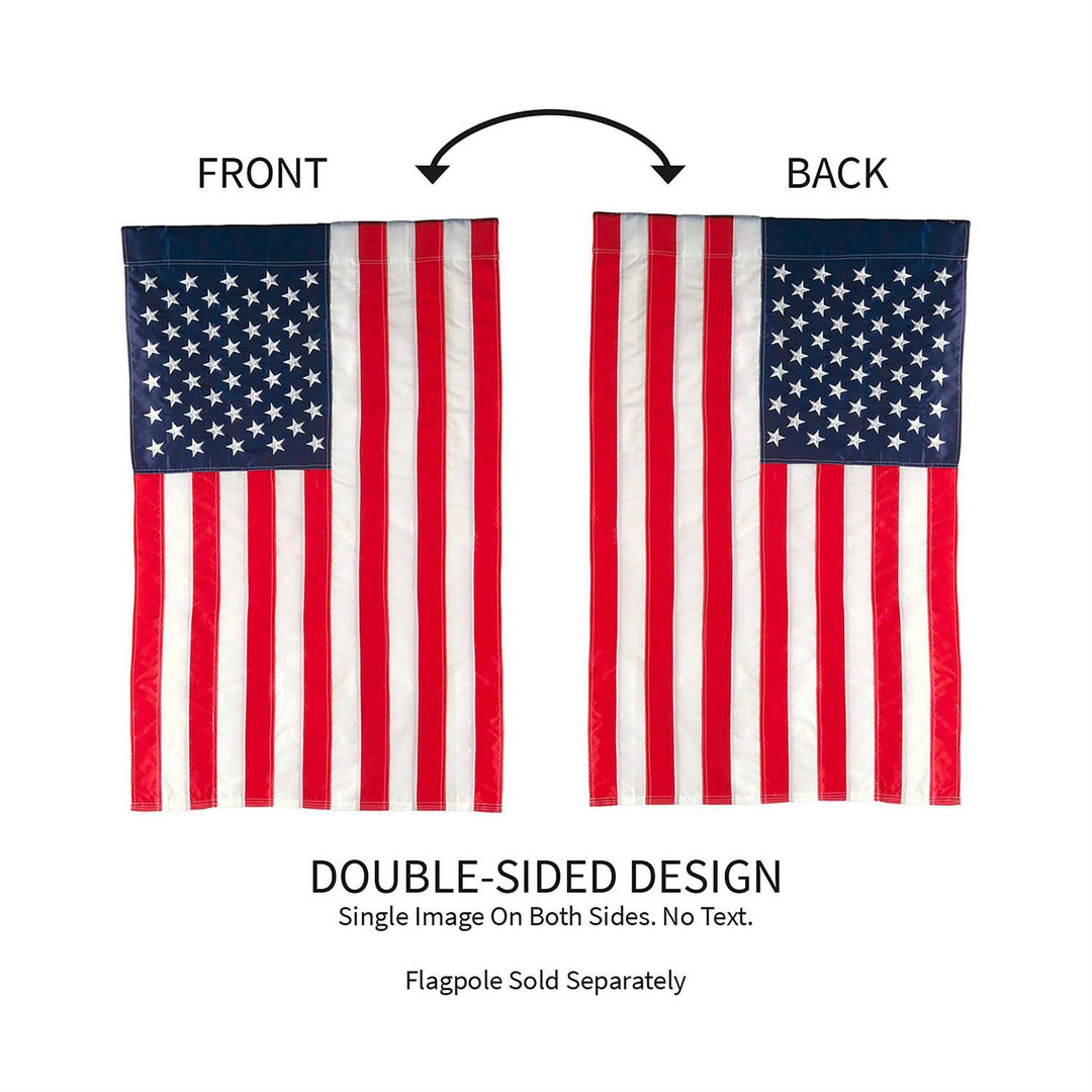 American Flag Garden Applique Flag