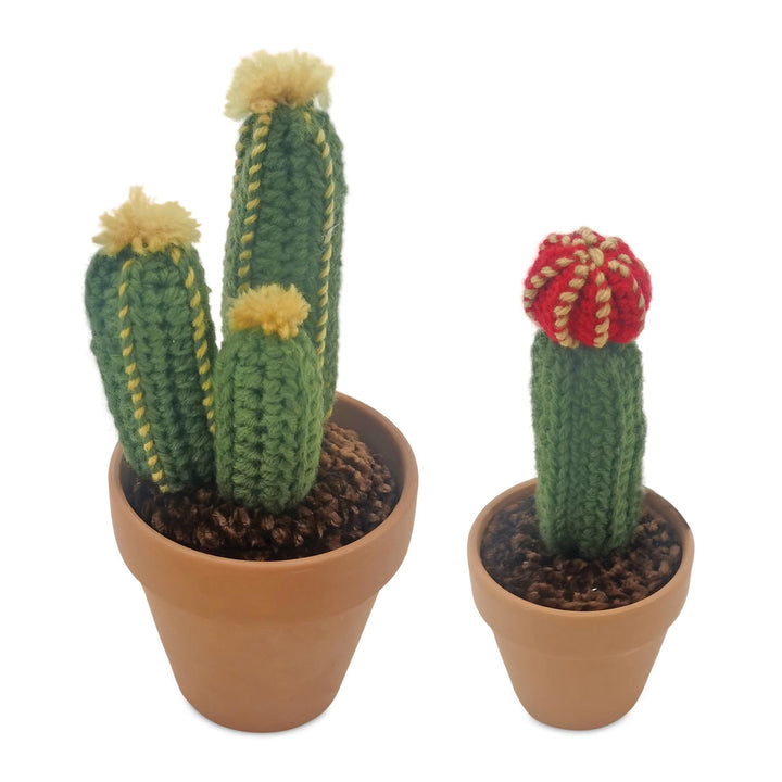 Crochet Cactus Potted Decor