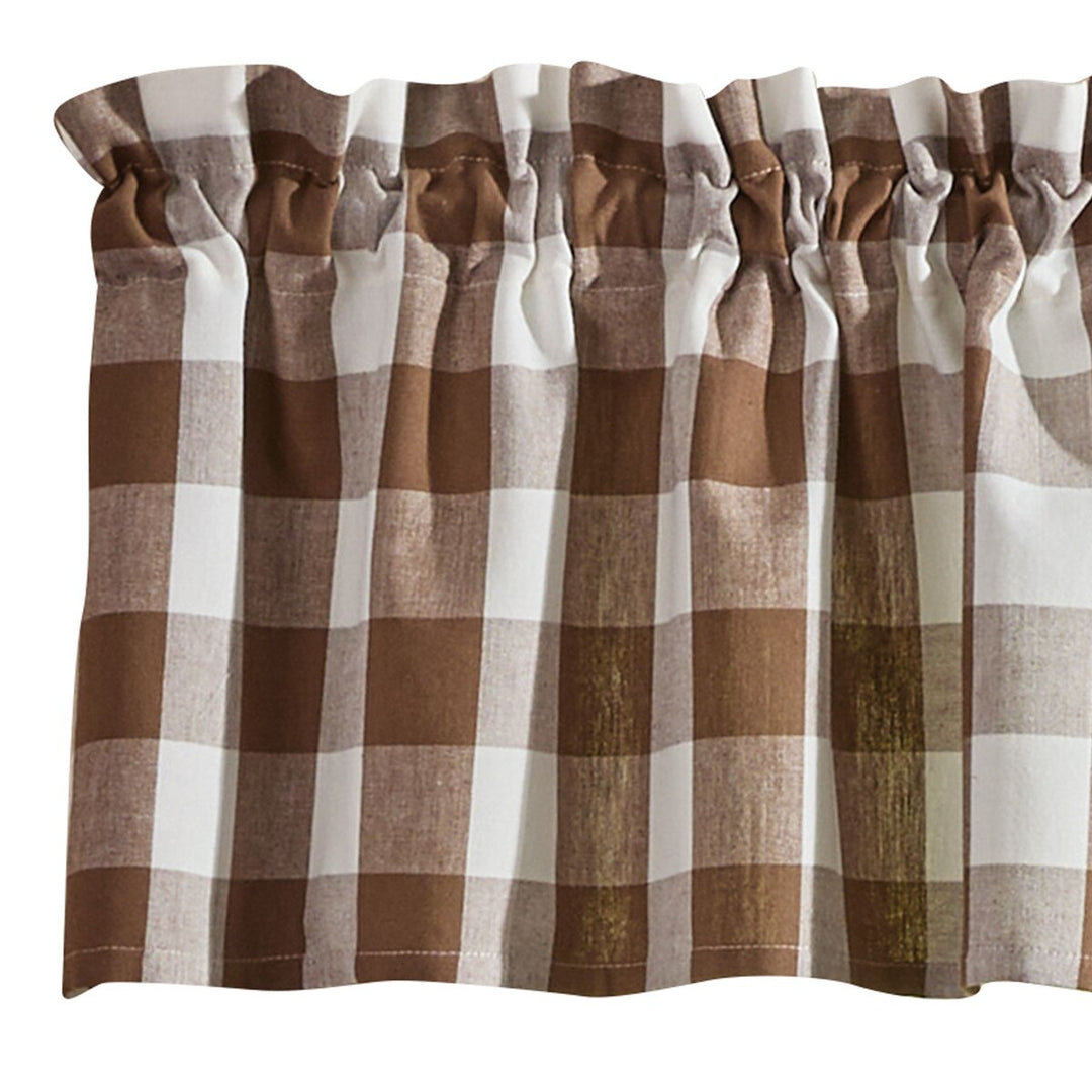 Brown & Cream Wicklow Valance