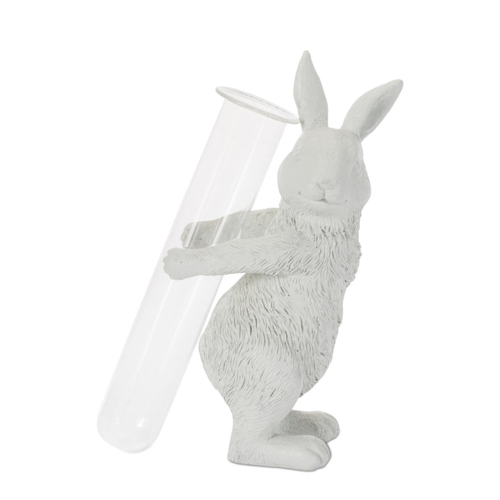 Rabbit Bud Vase Figurine