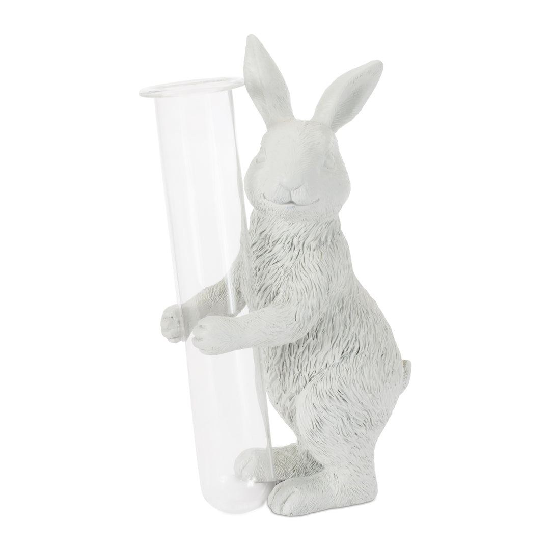 Rabbit Bud Vase Figurine