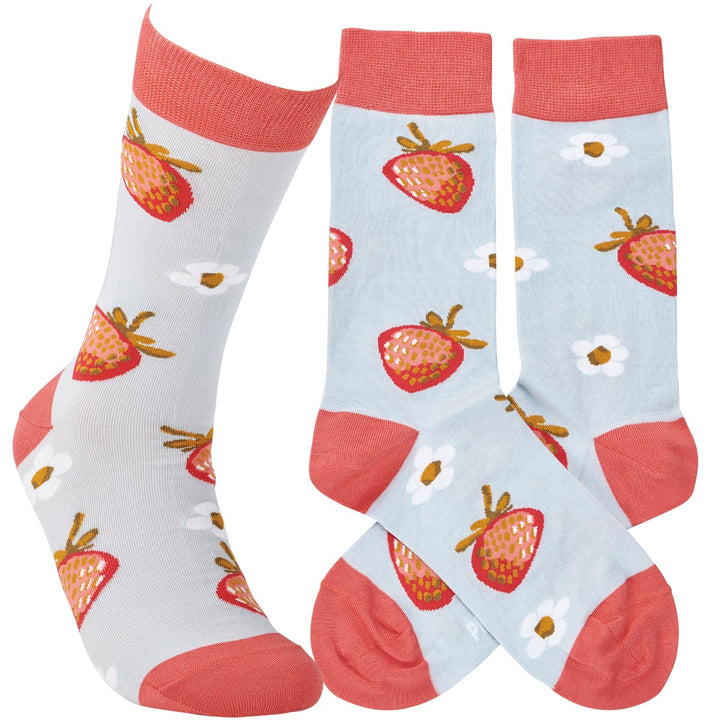 Sweet Strawberry Socks