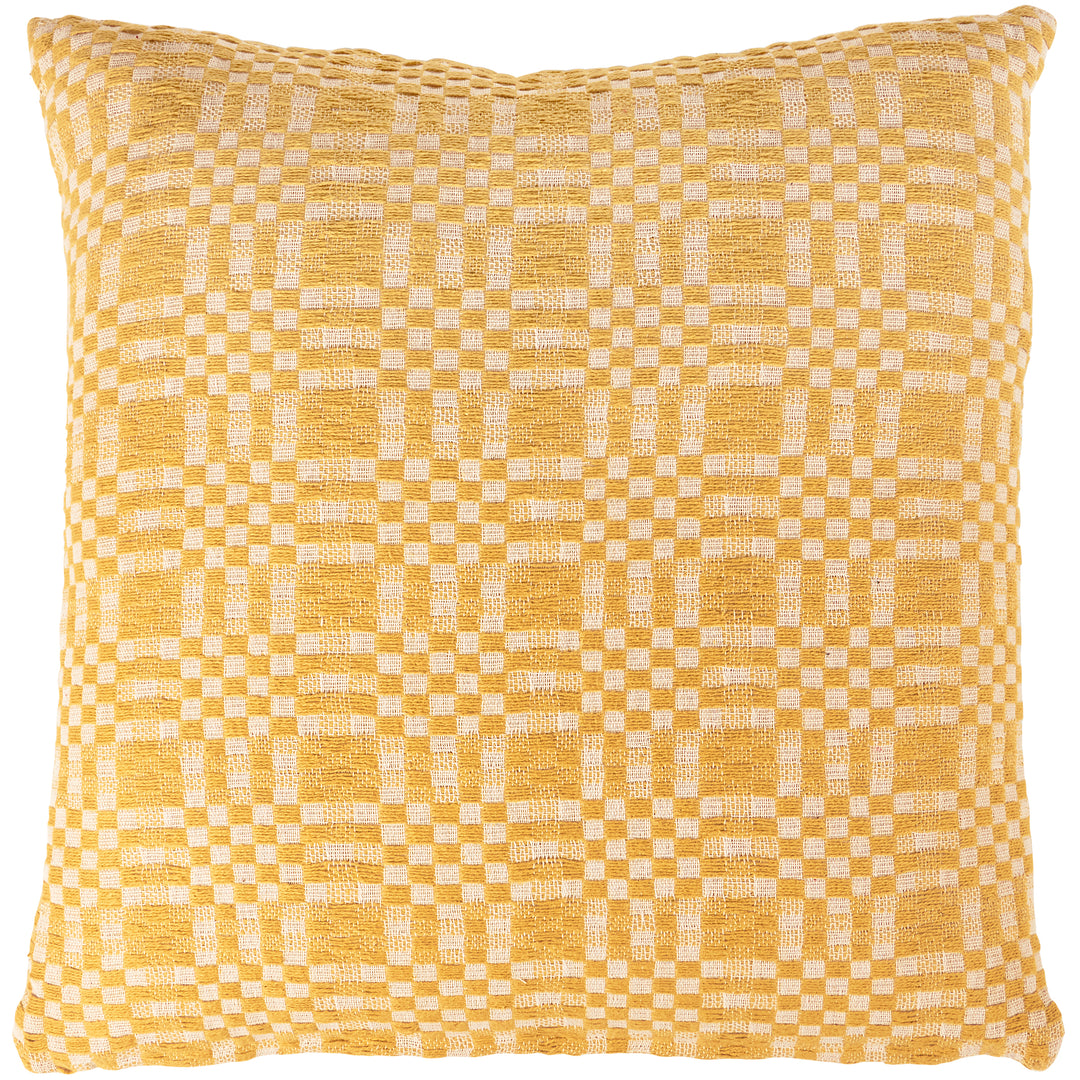 Square Checked Pillow
