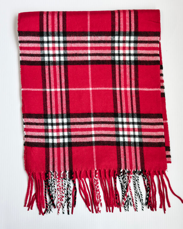 Fringed Cashmere Feel Scarf (save for next year)