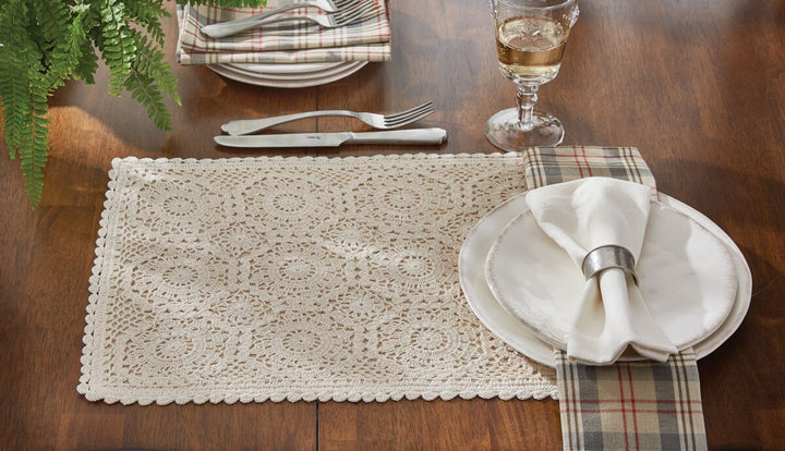 Cream Lace Placemat