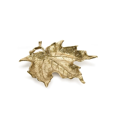 Golden Maple Leaf Plate