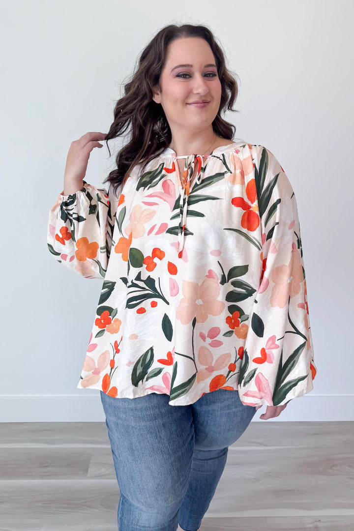 Sunset Garden Top Curvy