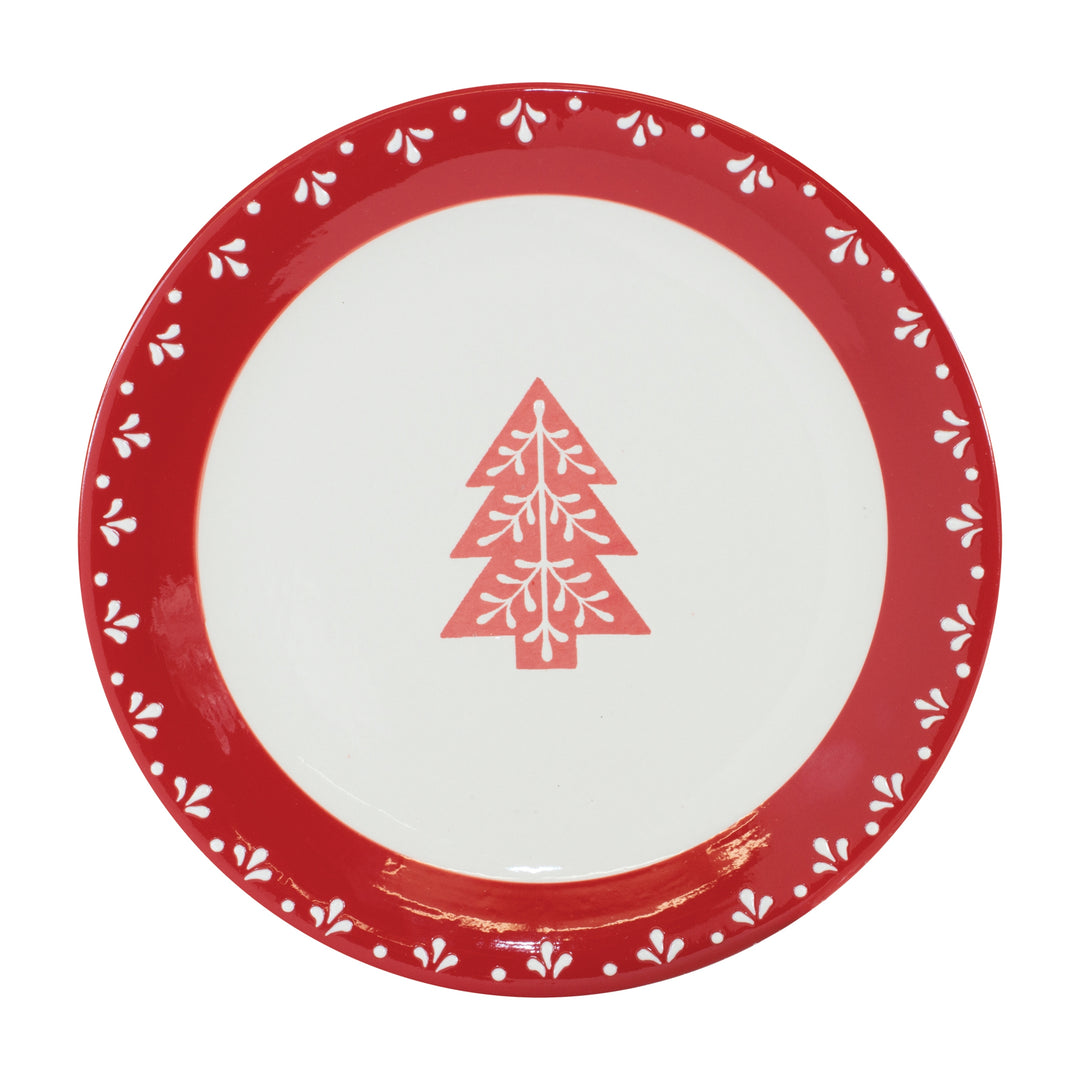 Yuletide Trees Plate