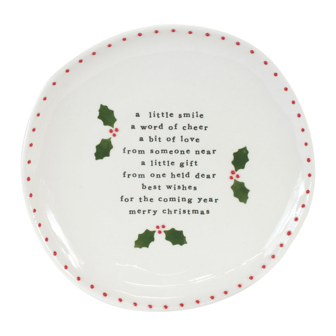 Christmas Sharing Stoneware Plate