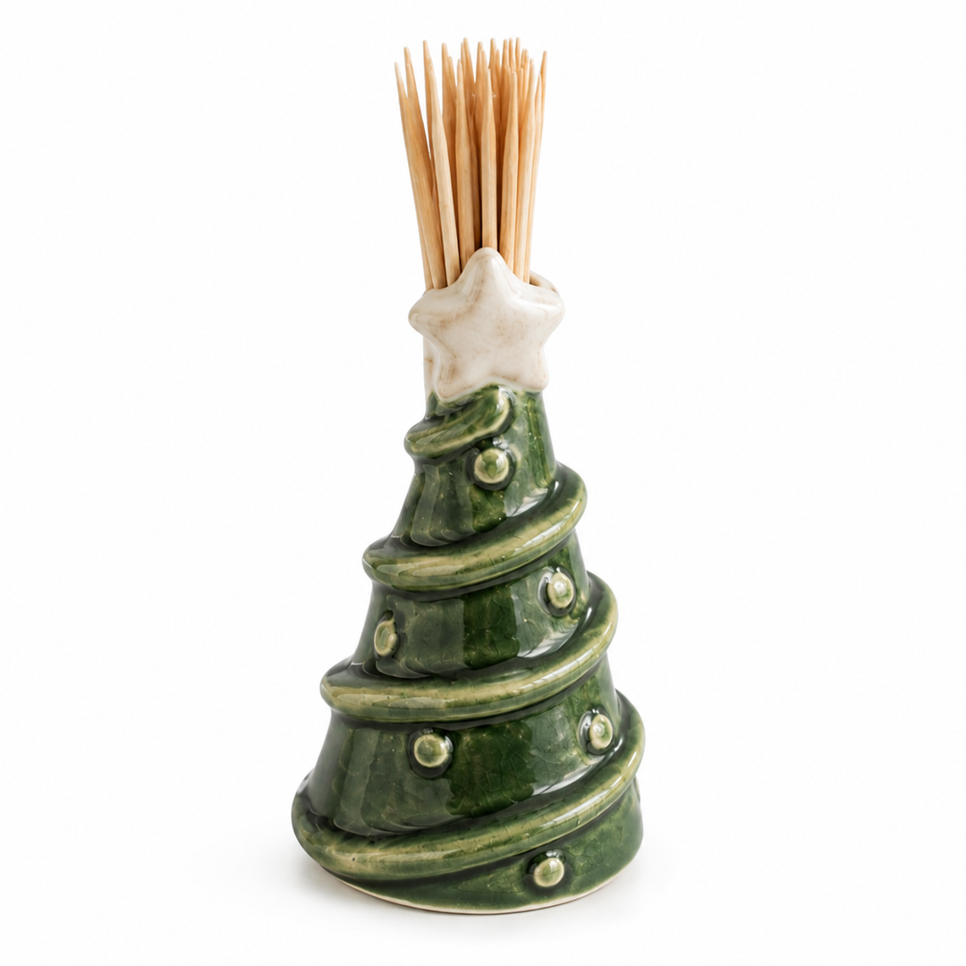 Holiday Toothpick Caddy Set