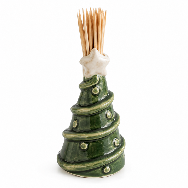 Holiday Toothpick Caddy Set