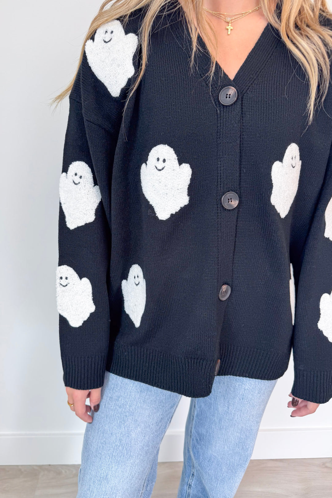 Friendly Ghost Cardigan