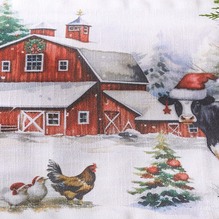 Christmas At The Farm Table Runner