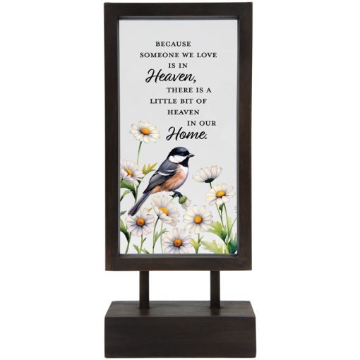 Inspirational Glass Panel Tabletop Décor