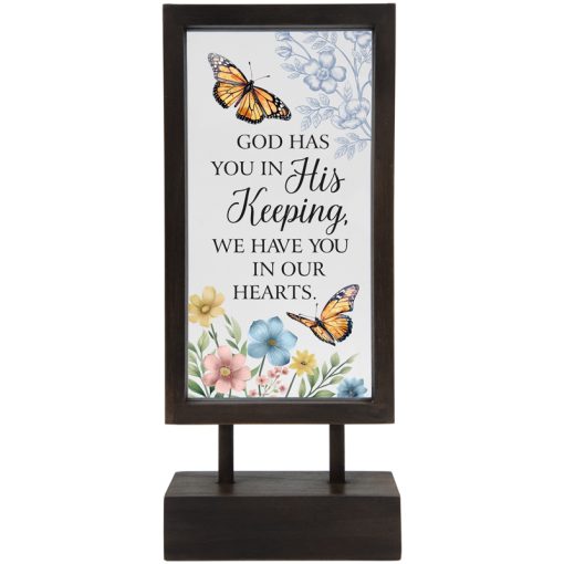 Inspirational Glass Panel Tabletop Décor