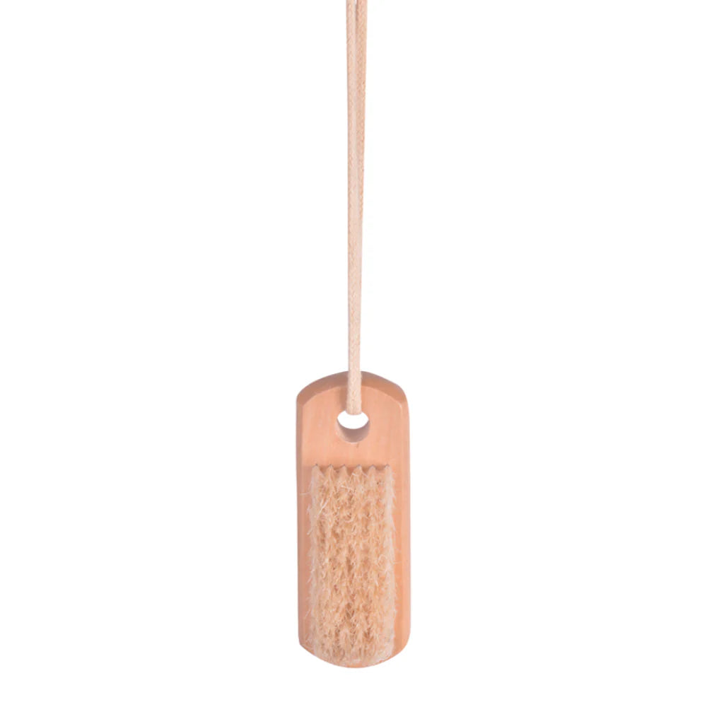 Hanging Wooden Nail Brush