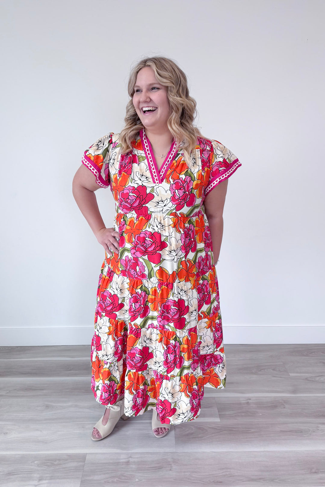 Fields Of Flowers Dress Curvy