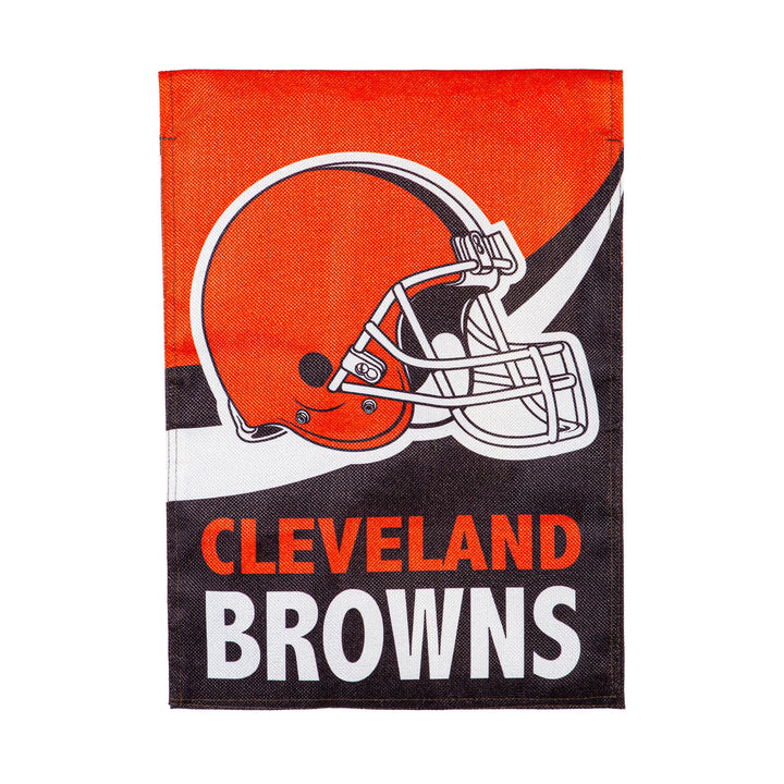 Cleveland Browns Burlap Flag