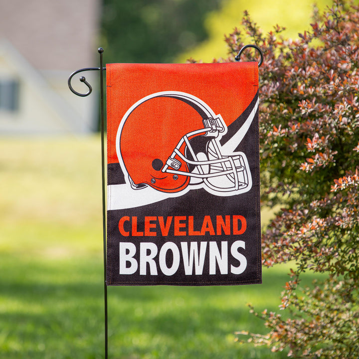 Cleveland Browns Burlap Flag